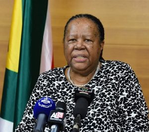 South Africa’s Department of International Relations and Cooperation (DIRCO) Minister, DR. Naledi Pandor