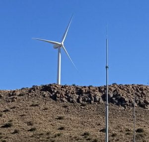 Longyuan South Africa's wind energy project in De Aar, Northern Cape, South Africa